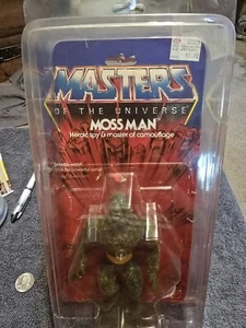 Moss Man 1984 On Re Attached Card MOTU NOT MINT NO COMIC NO ACCESSORIES - Picture 1 of 11
