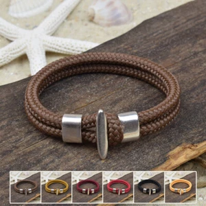 ❦ Armband ASTA | Segeltau | 5 mm | Slider | Knebelverschluss | 06 ❦ - Bild 1 von 9