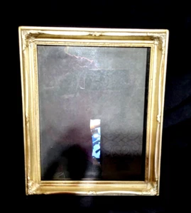 Vintage Resin Silver Tone Free Standing Picture Frame 7.5x9.5in. - Picture 1 of 2
