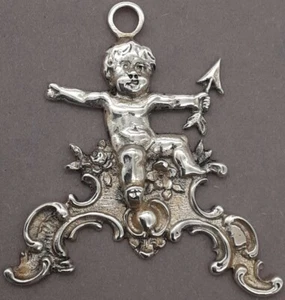 Putto Anhänger Weihnachten Amor Baumschmuck Pfeil 925er Sterling Silber (AP) - Bild 1 von 3