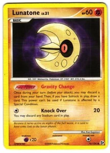 Pokemon Great Encounters Lunatone #76/106 Common Lightly played - Bild 1 von 2