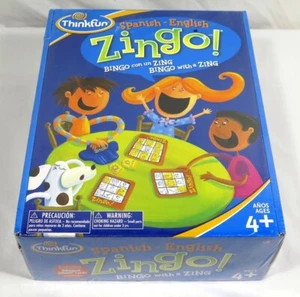 Spanish-English Zingo! by Thinkfun 2010 New/Sealed Bingo game - Picture 1 of 5