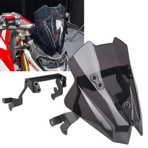 Windscreen Windshield With Mobile Phone GPS Mount Extension Holder For BMW G310R - Picture 1 of 24