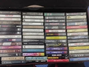 Cassette Tape Music Collection & Carry Case / Rock Metal Pop Etc Make Offers - Picture 1 of 9