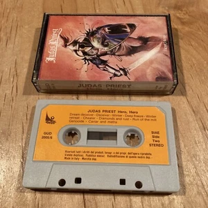 Judas Priest - Hero Hero CASSETTE TAPE 1st Italian issue halford judas priest - Picture 1 of 4