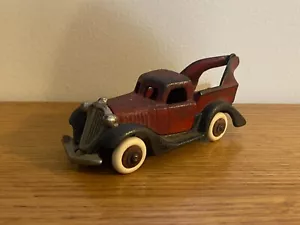1930er Hubley Gusseisen Terraplane Wrecker Vintage Spielzeug LKW JA-17 - Bild 1 von 9