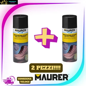 Impermeabilizzante Spray Pelli Tessuti Scarpe Idrorepellente Protettivo 2x400 ML - Foto 1 di 3