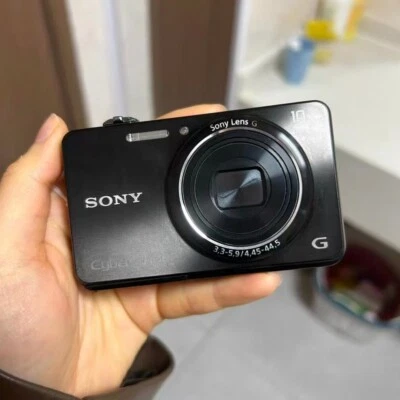 Sony Cyber-shot DSC-WX150 10X Optical Zoom 18.2MP Digital Camera - Black - Image 1 of 4