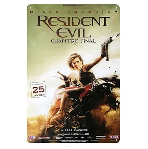 Resident Evil Movie Metal Poster Tin Sign - 20x30cm Plate - Picture 1 of 3