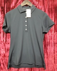 New NWT Women’s BLACK Peter Millar Golf Polo MSRP$90 SIZE XL X LARGE - Picture 1 of 17