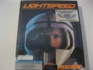 Lightspeed Interstellar Action and Adventure PC game complete 5.25" disks  - Picture 1 of 6