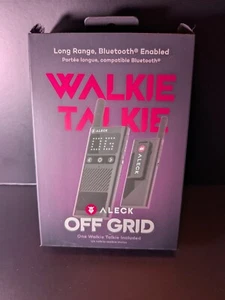 New - ALECK Off Grid 2-Way Long Range Radio for Outdoor Backcountry - Photo 1/17