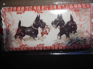 Schnauzer/Scotty Dog Dunkle Schokolade Schokoriegel (Belgien) Nelda (Silber Glitzer) - Bild 1 von 4