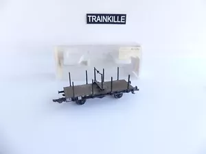 5222 F FLEISCHMANN HO WAGON A ESSIEUX A TRAVERSES PIVOTANTES - Imagen 1 de 3