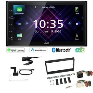 JVC Autoradio Apple CarPlay Android Auto DAB+ für Ssangyong Actyon schwarz - Bild 1 von 8
