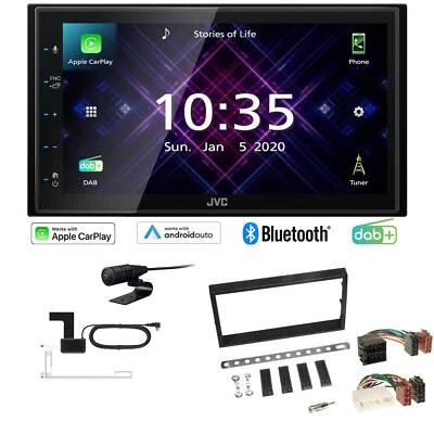 JVC Autoradio Apple CarPlay Android Auto DAB+ für Ssangyong Actyon schwarz - Bild 1 von 4