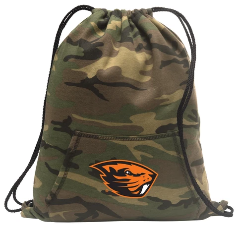 Oregon State Beavers Backpack CAMO Drawstring Bag Pack CLASSIC HOODY DESIGN! Cover