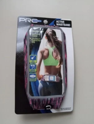PRO STRENGTH ACTIVE WAISTBAND ADJUSTABLE BAND HOLDS PHONE WHEN RUNNING EXERCISE - Image 1 of 4