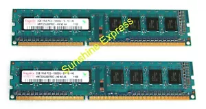 Hynix 4GB (2x2GB) 1Rx8 DDR3 1333MHz PC3-10600U Desktop Memory EBJ10UE8BAFA-DJ-E - Picture 1 of 1