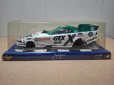 John Force Winners Circle Castrol GTX MBNA 1:24th white green MIB  - Image 1 of 4
