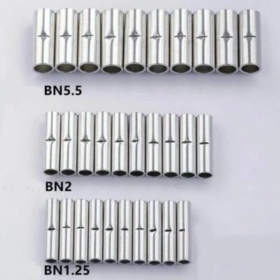 Bare Copper Wire Splice Butt Connectors Ferrule Crimp Terminals 22-10 AWG 200Pcs - Image 1 of 4