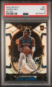 2022 Select Jaden Ivey Silver Prizm Rookie # 87 PSA 9 - Bild 1 von 2
