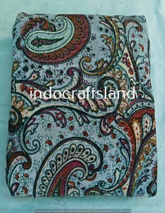 Indian Luxury Soft Velvet Fabric Dress Sewing Upholstery Throw Yard Paisley Boho - Picture 1 of 10