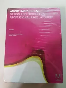 2007 Adobe InDesign CS3 Upgrade for Macintosh BRAND NEW SEALED - Picture 1 of 6