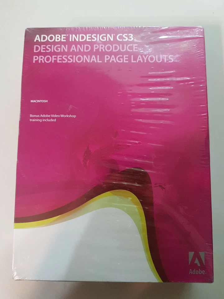2007 Adobe InDesign CS3 Upgrade for Macintosh BRAND NEW SEALED - Image 1 of 4