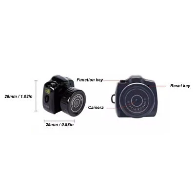 Micro Mini DV DVR Camera DC 5V One Click Operation Micro Mini HD Camera 0.98inch - Image 1 of 4