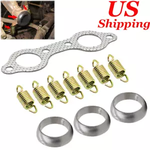 For Polaris Ranger 800 2013-2014 Muffler Exhaust Gasket Spring Rebuild Kit USA - Foto 1 di 8