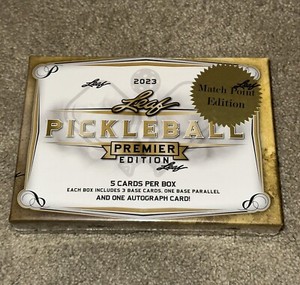 2023 Leaf Pickleball Premier MATCH POINT Edition Box Limited IN HAND Sealed!