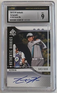 Kevin Na 2012 SP Authentics - Authentic Rookies Signatures /699 CSG 9 - Picture 1 of 2