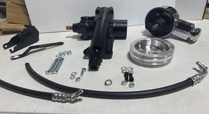 1955-57 Chevy Belair 150 210 Power Steering Gear Box Conversion Front Mount - Bild 1 von 7