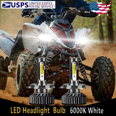 Para Yamaha Raptor 700 700R 2006-2018 - 6000K Bombilla Faro LED haz alto/bajo F2 Foto 1 de 4