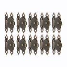 Antique Bronze Iron Lock Hasps for Jewelry Boxes and Toolboxes Set of 10