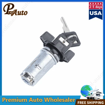 Ignition Lock Cylinder with Key For 1983-1994 Chevrolet GMC Pontiac 16627130 - Image 1 of 4