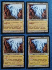 MTG 4x Terminal Moraine x4 LP Planeshift Magic Playset
