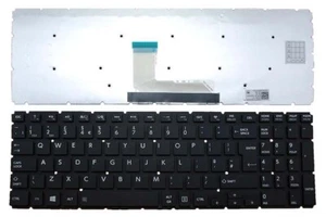 UK Layout Black Windows 8 Keyboard For Toshiba Satellite S50-B-12Q - Picture 1 of 1