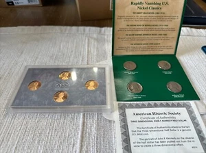 Klassisches Nickel Set und Lincoln Penny Set im Etui - Bild 1 von 5