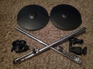 2er-Pack Roland CY-8 mit Beckenarmen, Rackklemmen & Stereo-Kabeln Cy 12 8 #1A5 - Bild 1 von 12