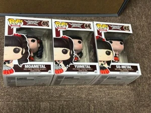 BabyMetal Funko Pop Rocks RARE Su-Metal, Yuimetal & Moametal Set Hot Toys Used - Picture 1 of 4