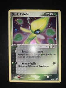 Dark Celebi - 4/101 - EX Leggende Nascoste - HOLO - ITA - Carte Pokemon Italiano - Picture 1 of 2