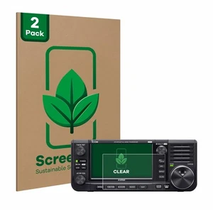 2x ScreenLeaf Displayschutzfolie für Icom IC-705 nachhaltig verpackt - Zdjęcie 1 z 10