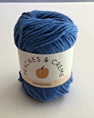 Peaches & Creme Origional Color Royal 262001 1 Ball 120 Yds 100% Cotton - Image 1 of 4