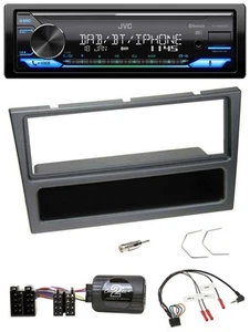 JVC Bluetooth DAB USB Lenkrad Autoradio für Opel Agila Corsa C Omega schwarz - Bild 1 von 11