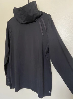 Top negro C9 By Champion para mujer 2XL forrado de lana cuello falso L/S 22x27 Foto 1 de 4