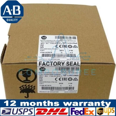 Nuevo módulo adaptador de E/S flexible AB 1794-ACN15 SER C AB 1794ACN15 sellado de fábrica Foto 1 de 4