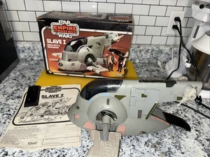 Vintage Star Wars Slave-1 Boba Fett’s Spaceship Near Complete Vehicle 1981 Kenner - Bild 1 von 15