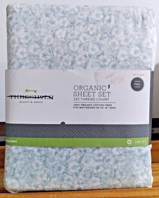 Conjunto completo de lençóis de algodão orgânico com 325 fios 4 peças - Limiar - Imagem 1 de 2